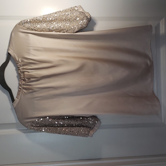 Oc Blouse with Sequin Sleeves - Picture 4 of 4